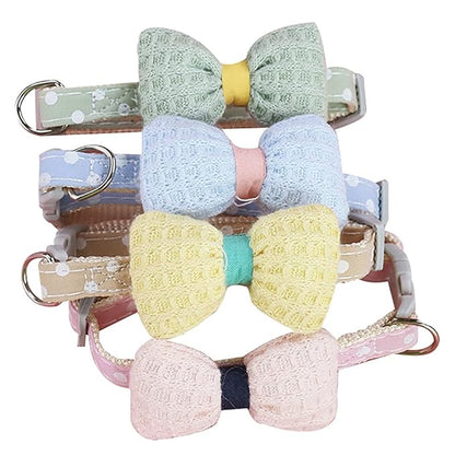 Cute Cartoon Bow Plush Collar