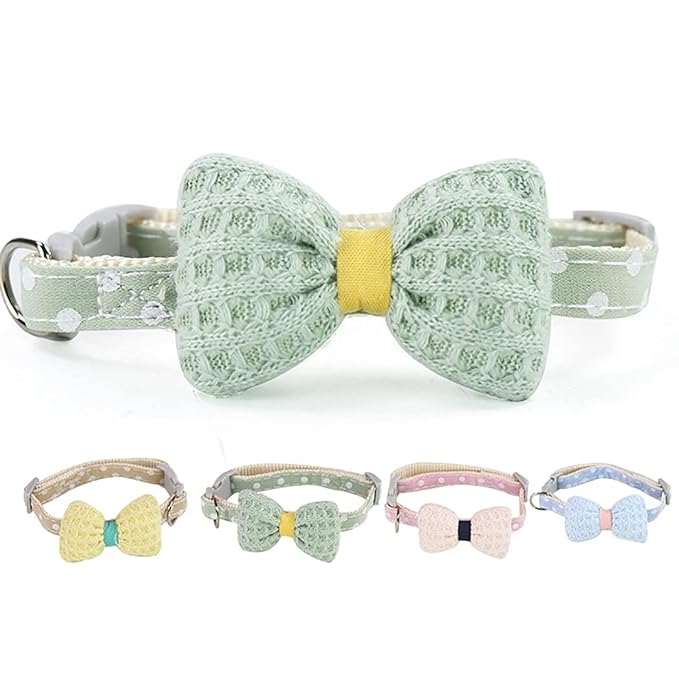 Cute Cartoon Bow Plush Collar