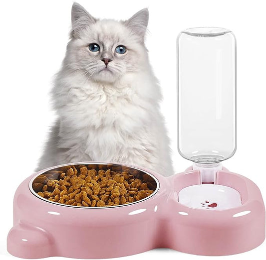 Bear Shaped Automatic Feeder with Water Dispenser