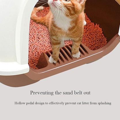 Closed Cat Litter Box With Scoop