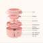 Ultra-Quiet Filtered Pet Water Fountain Bowl