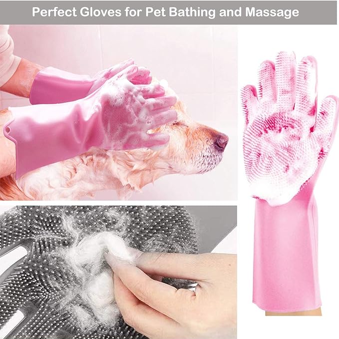 Silicone Bath Gloves