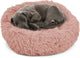Round Plush Fur Pet Bed