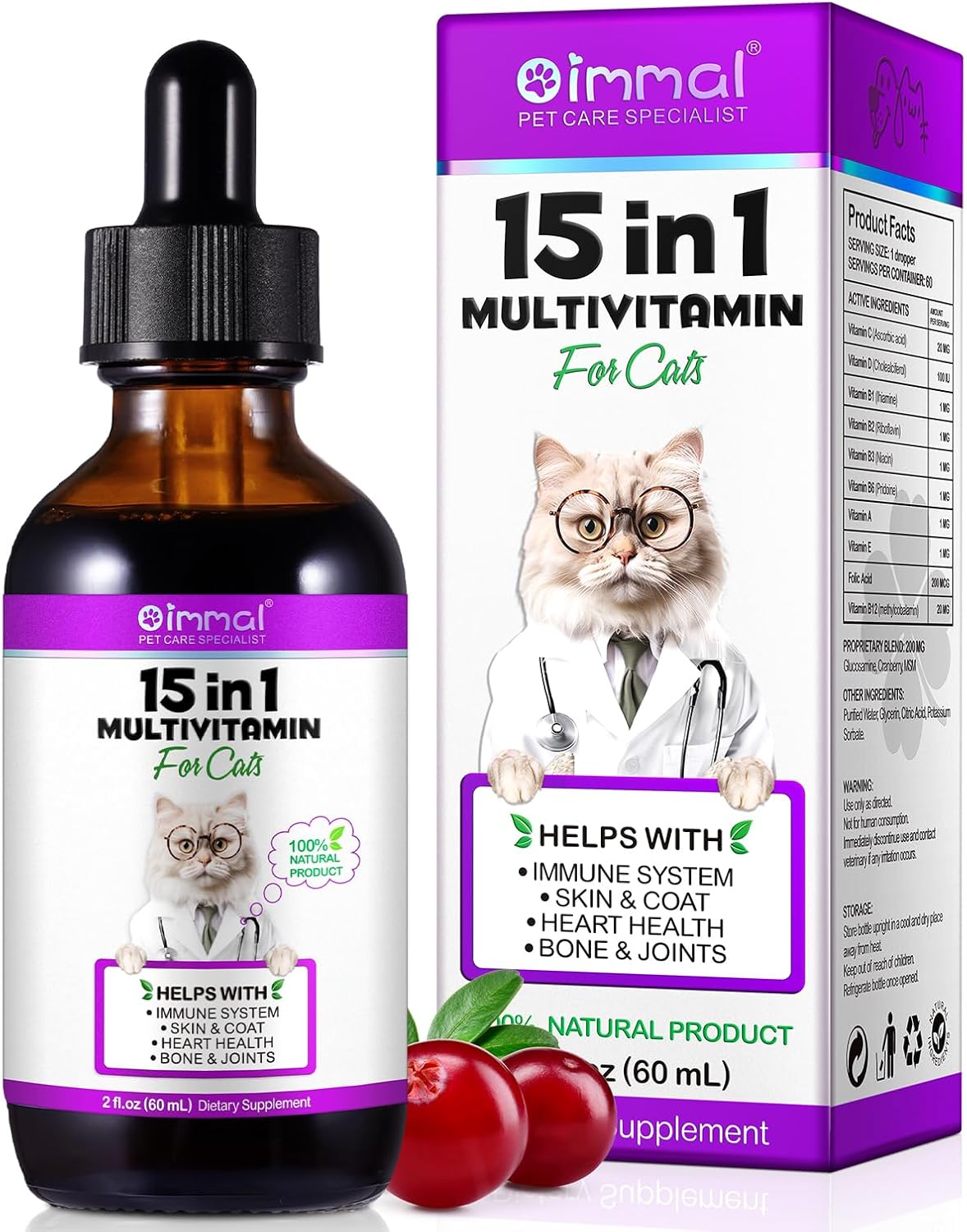 OIMMAL - 15 in 1 Multivitamin For Cats