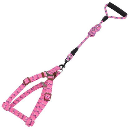 3 PCs. Adjustable Harness and Leash Set