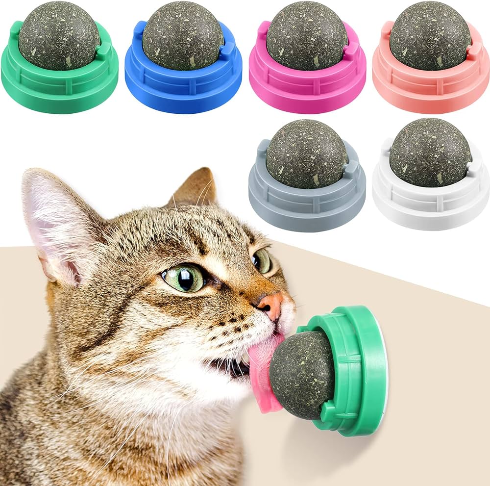 Catnip Licking Ball