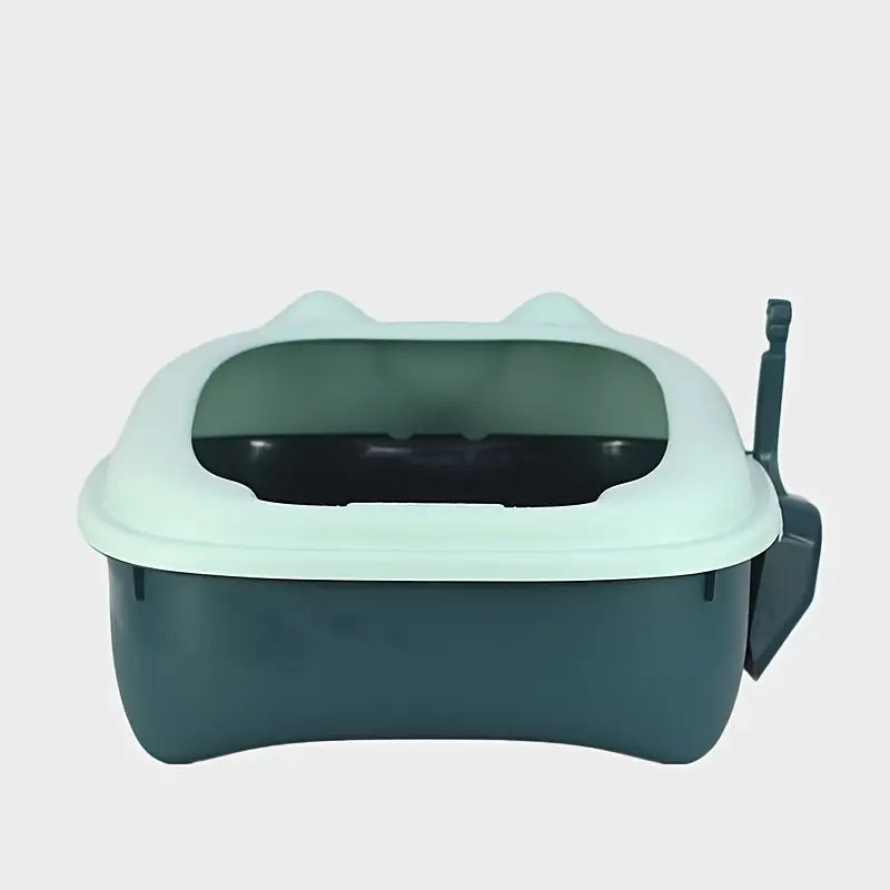 NUNBELL - Semi Closed Fancy Cat  Litter Box With Scoop