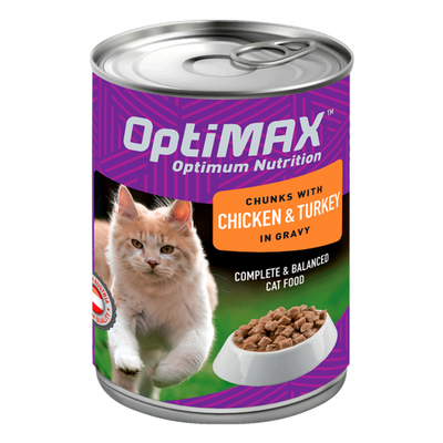 OPTIMAX - Chunks with Chicken & Turkey in Gravy