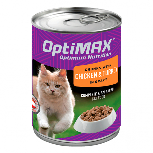 OPTIMAX - Chunks with Chicken & Turkey in Gravy