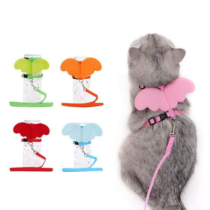 Cat Harness & Leash Butterfly Style