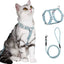 H - Shaped Harness and Lead Floral Fabric