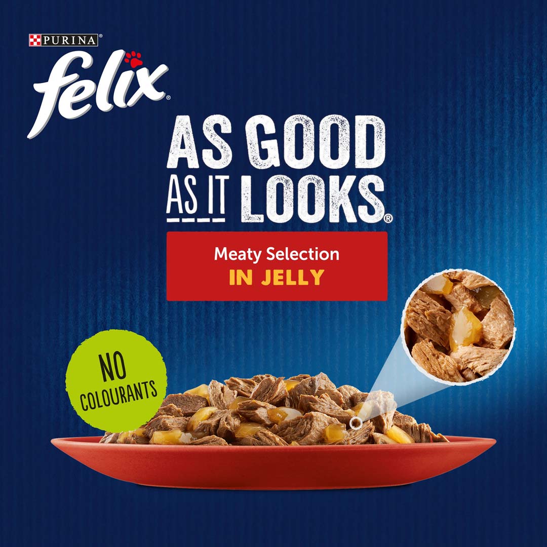 FELIX - As Good As It Looks Meaty Selection In Jelly