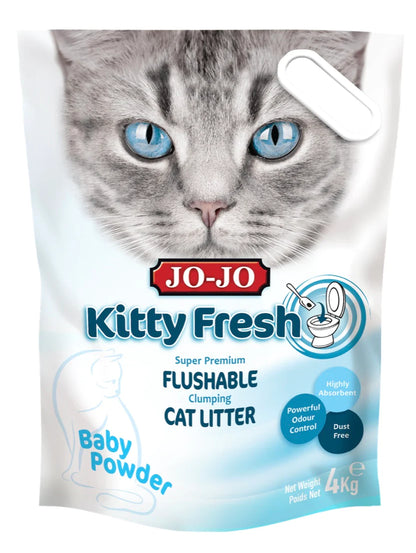 JOJO - Kitty Fresh Super Premium Flushable Clumping Litter Sand