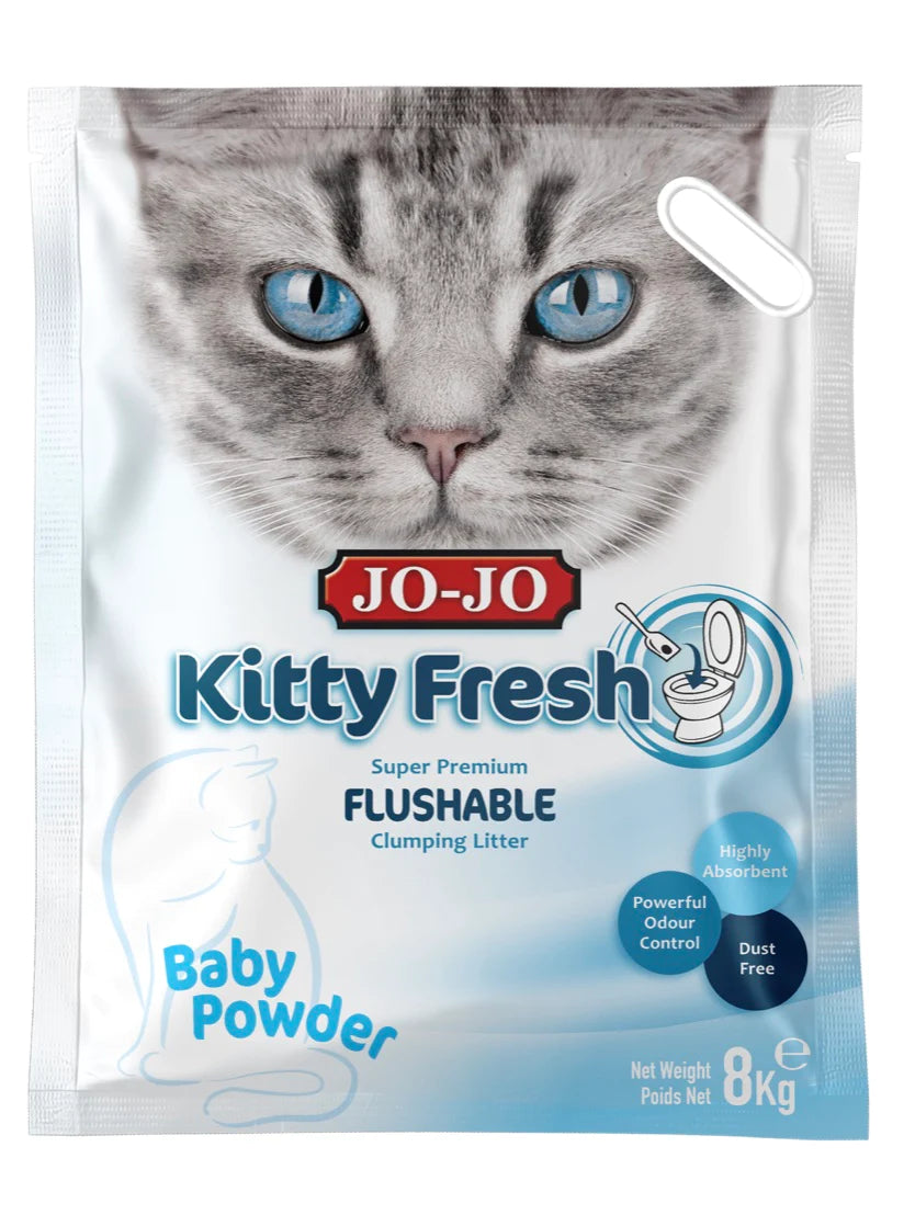 JOJO - Kitty Fresh Super Premium Flushable Clumping Litter Sand