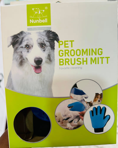NUNBELL - PET GROOMING BRUSH MITT
