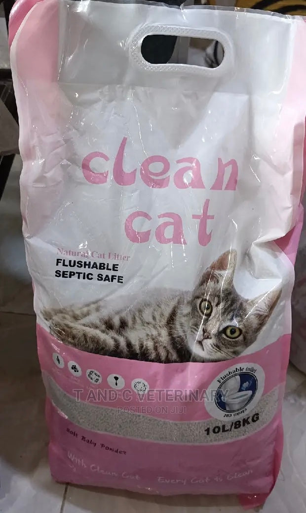 CLEAN CAT - Flushable Clumping Cat Litter