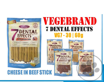 VEGEBRAND - 7 Dental Effects Dog Snacks