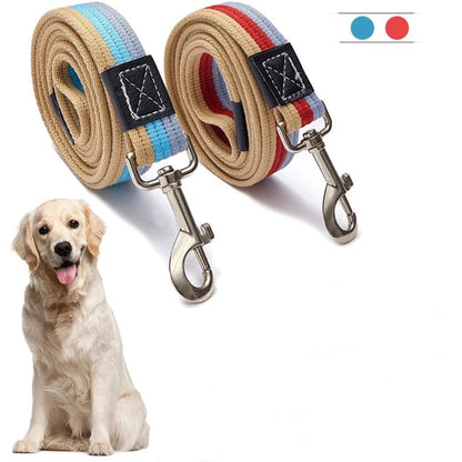 Canva Striped Color Leash