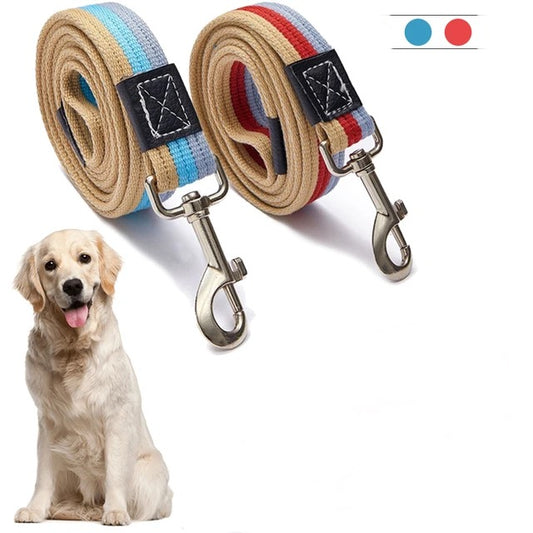 Canva Striped Color Leash