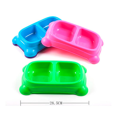 NUNBELL - Dual Plastic Pet Feeder