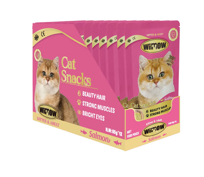 WIMOW – Pouch Kitten & Adult Cat Snacks