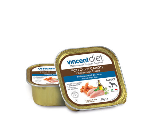 VINCENT DIET - Adult Dog Chicken with Carrots