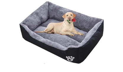 Rectangle Paw Print Bed