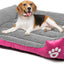 Rectangle Paw Print Bed