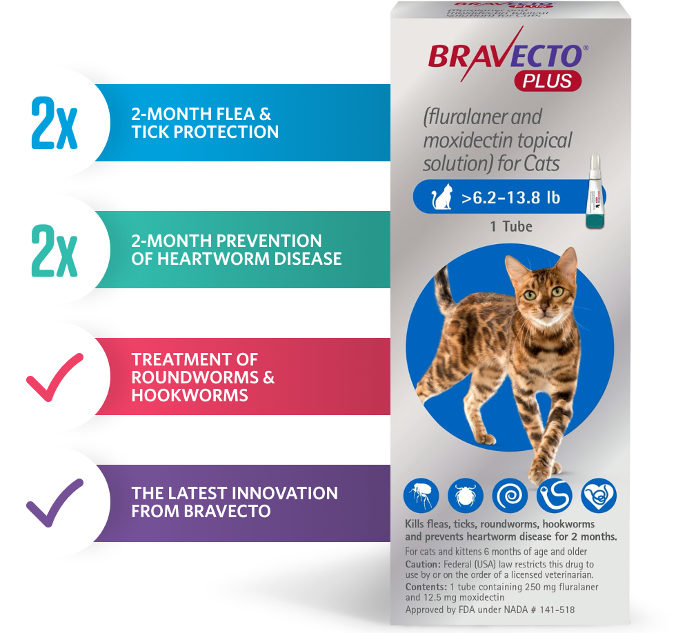 BRAVECTO - Plus for Cats