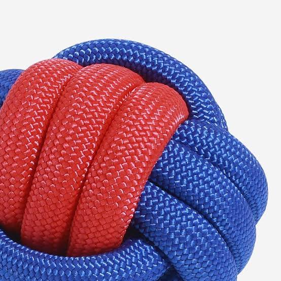 Colourful Knot Ball Toy