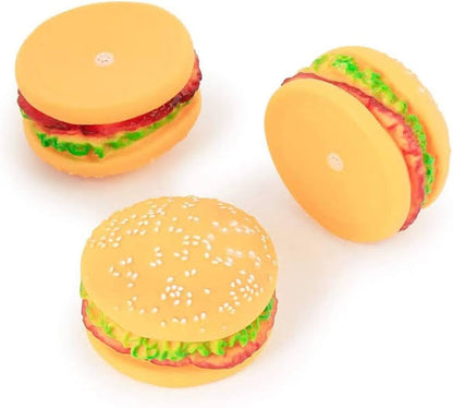 Squeaky Hamburger Toy