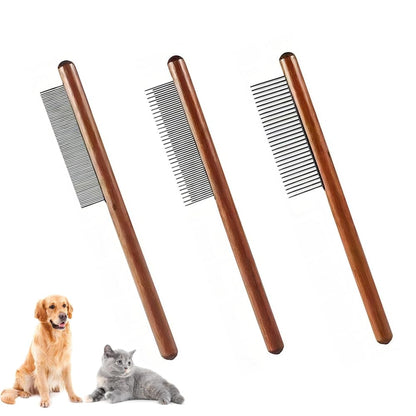 Multifunctional Wooden Pet Comb