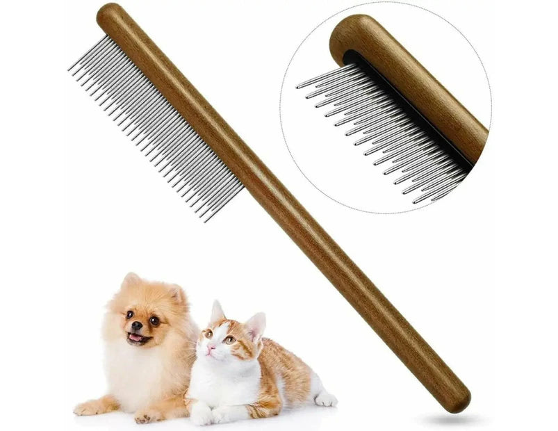 Multifunctional Wooden Pet Comb