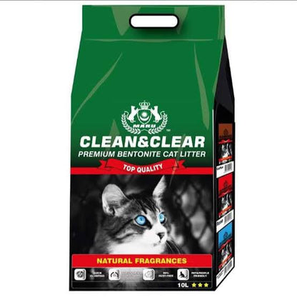 MARU - Clean & Clear Premium Bentonite Cat Litter