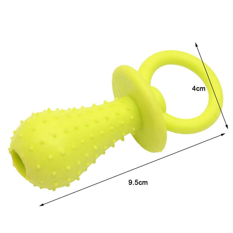 Rubber Pacifier Toy with Bell