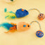 Plush Feather Mouse with Bell