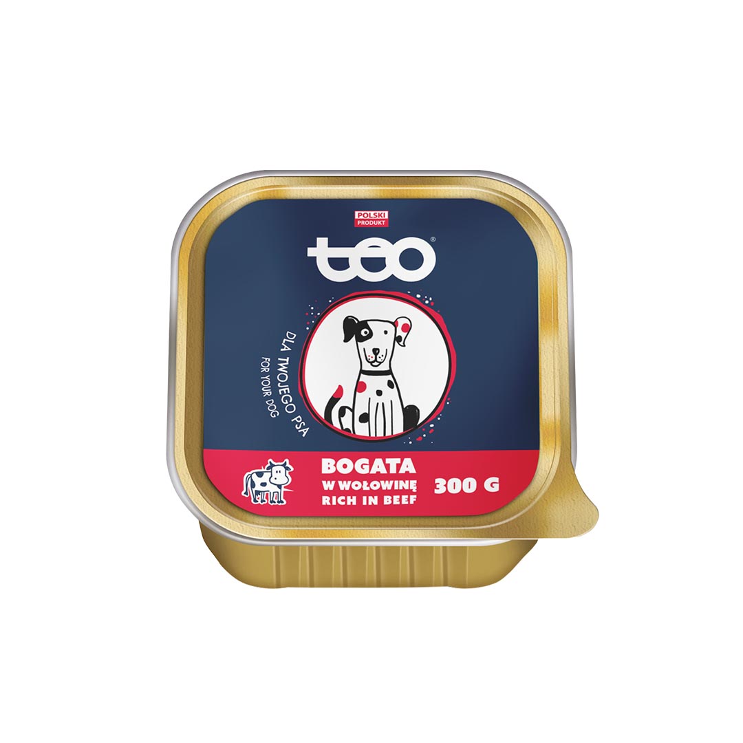 TEO - Rich in Beef Adult Dog Wet Food