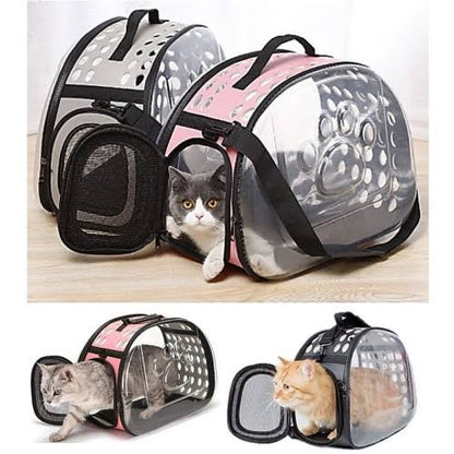 Transparent Paw Carrier Bag