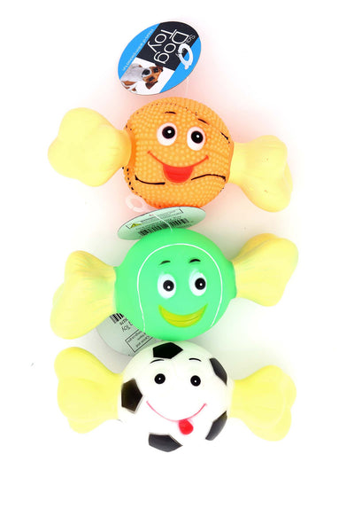NUNBELL - Sporty Ball-Face Bone Toy