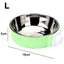 Plastic Hanging Bowl with Stainless Diner