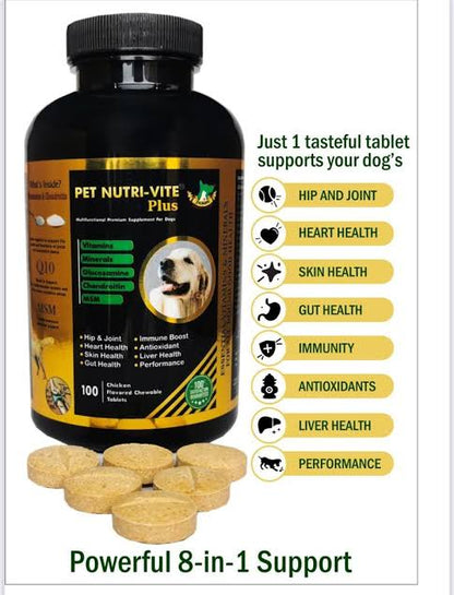 PET NUTRI-VITE PLUS - Premium Supplement Dogs