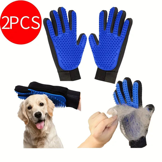 Double Pet Grooming Glove