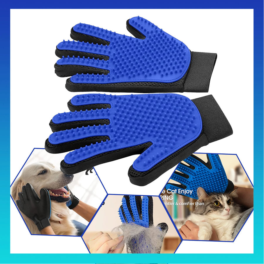 Double Pet Grooming Glove