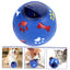 Solid Bone and Paw Print Treat Dispenser Ball