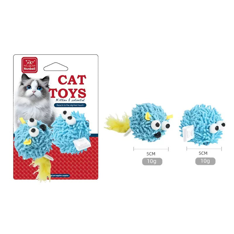 NUNBELL - Chenille Eyeball Cat Toy