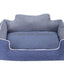 Denim Fur Pet Bed