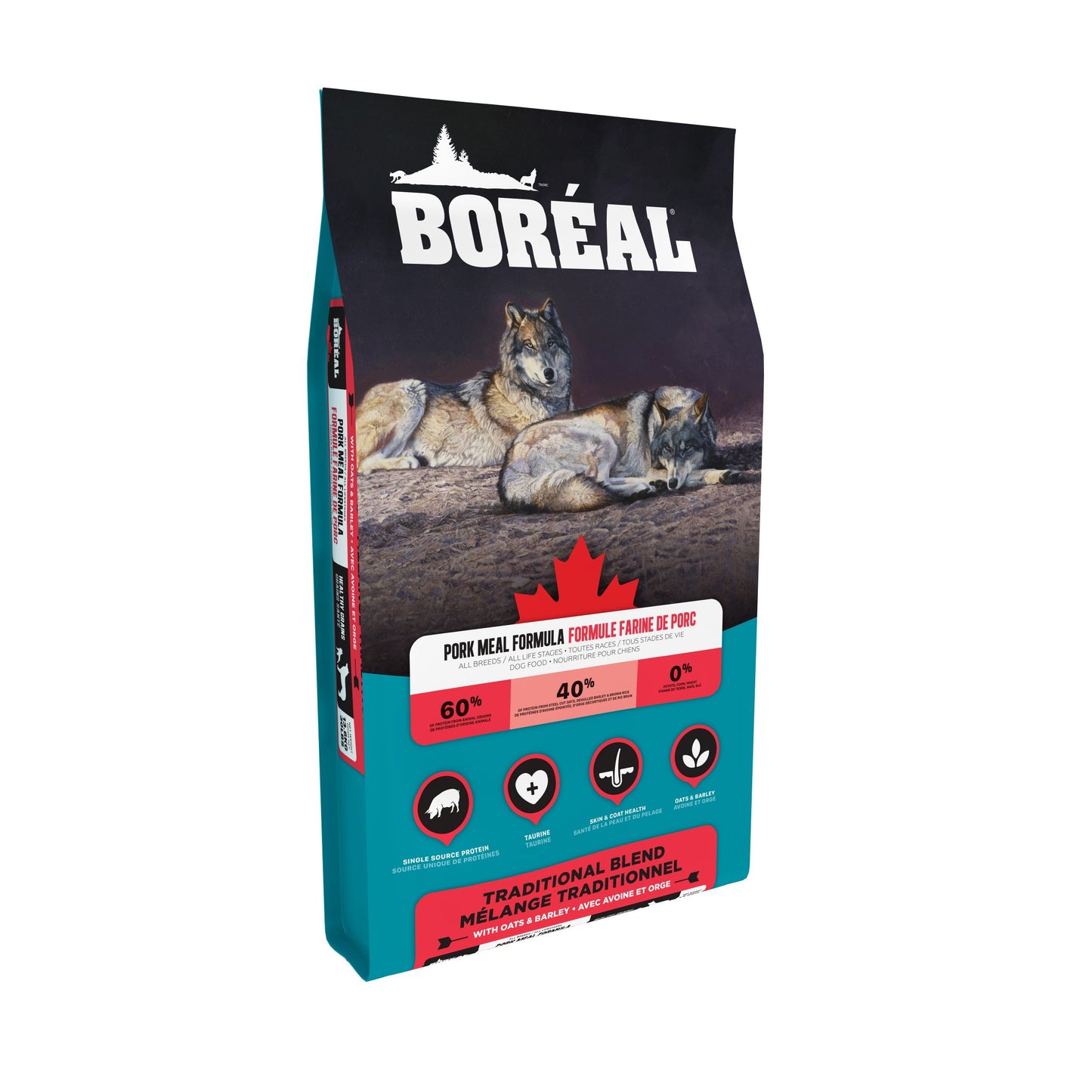 BORÉAL Traditional Blend Pork Dog All Breed All Life Stages