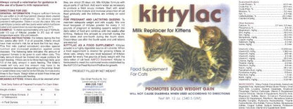 KITTYLAC - Milk Replacer For Kittens