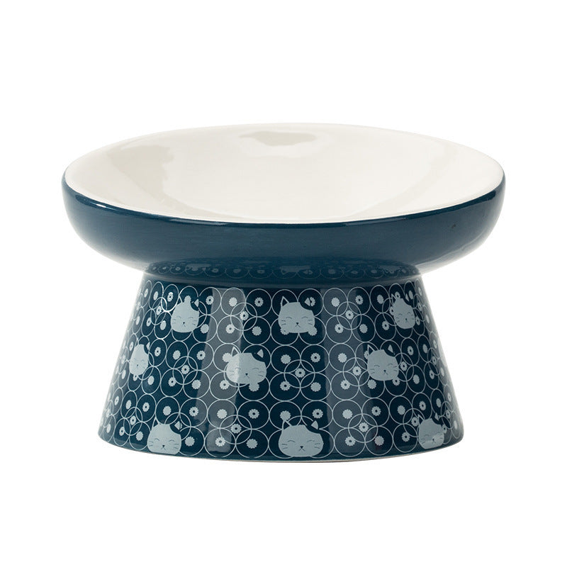 Single Ceramic Slanted Bowl