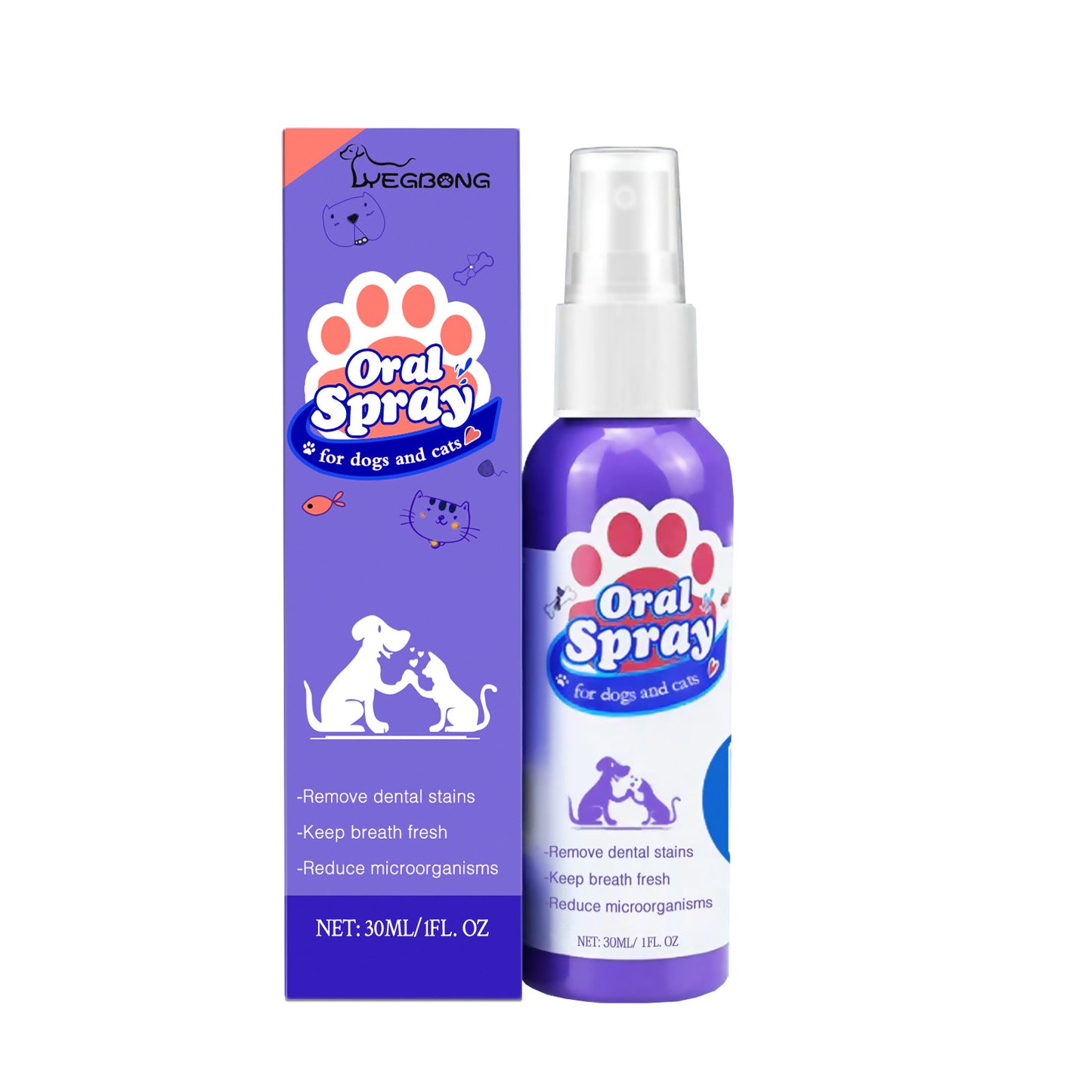 YEGBONG - Oral Spray For Dogs and Cats